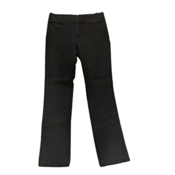 -GAP Black Pants Slim City Boot Cut Size 4 - Picture 1 of 3
